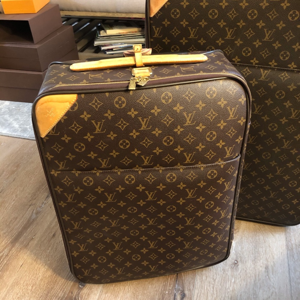 Louis Vuitton carry-on luggage Pegasus monogram